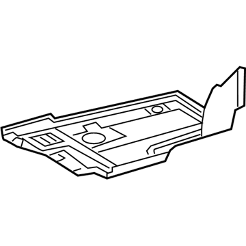 Lexus 57627-11020 Cover, Rear Floor Side