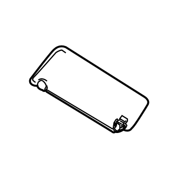 Nissan 96400-9BU0B SUN VISOR ASSY-RH