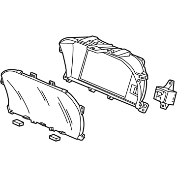 Honda 39713-T2A-A31 Display Assy., Center (Coo) (Panasonic)