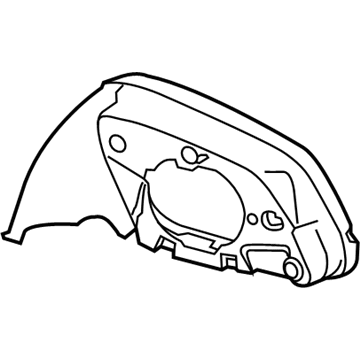 BMW 51-16-7-284-125 Supporting Ring, Bright-Black Left