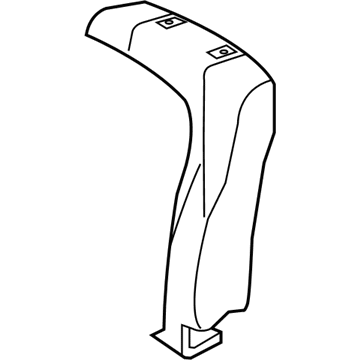 Toyota 71551-35200 Seat Back Pad