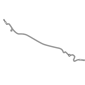 Toyota 53630-12721 CABLE ASSY, HOOD LOC