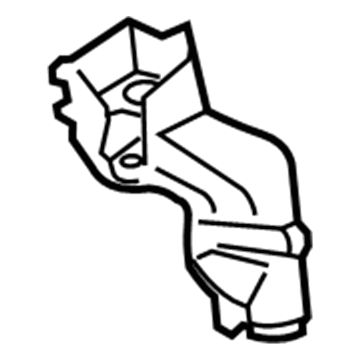 BMW 51-31-7-355-437 Drain Duct, Left