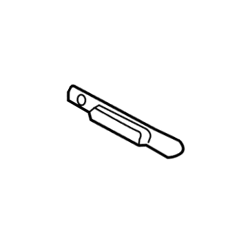 Hyundai 86651-J9000 Bracket Assembly-Rear Bumper Side Upper, L