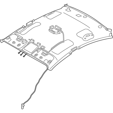 Kia 85333A7325EDDS HEADLINING ASSY