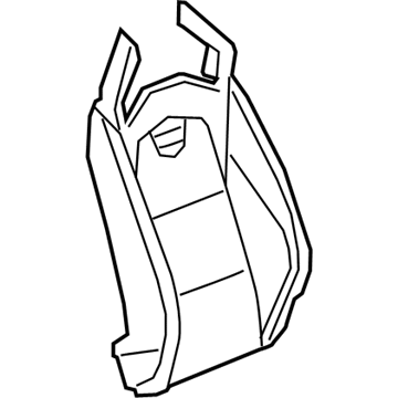 GM 23350821 Seat Back Assembly