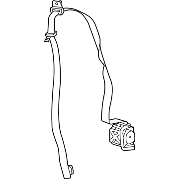 Mopar 5KM481DVAE Front Outer Seat Belt
