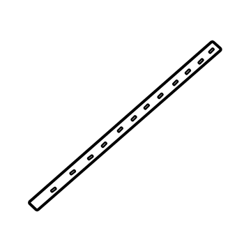 Honda 73126-T20-A01 RUBBER A