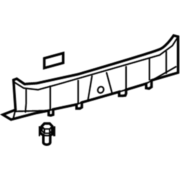 Lexus 58387-50031-C0 Plate, Rear Floor Finish