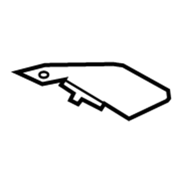 Lexus 64731-50020-C0 Board, Deck Trim Side, RH