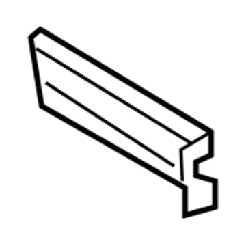 Nissan G66E9-EZ1MA Reinforce-Rear Pillar, LH