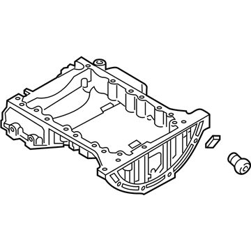 Hyundai 21520-3LTB0 Pan Assembly-Engine Oil, Upper