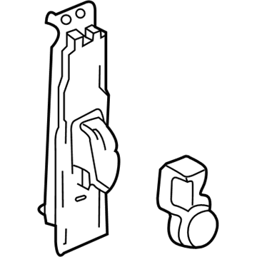 Honda 81460-SJC-A01ZC Adjuster, Shoulder Slide *YR309L* (TU LIGHT BEIGE)