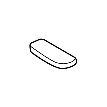 BMW 52-10-7-942-051 COVER THIGH SUPPORT LEATHER:521043