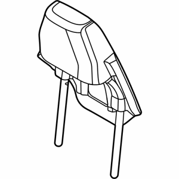 BMW 52-10-7-456-444 INSERT, HEAD RESTRAINT:529900