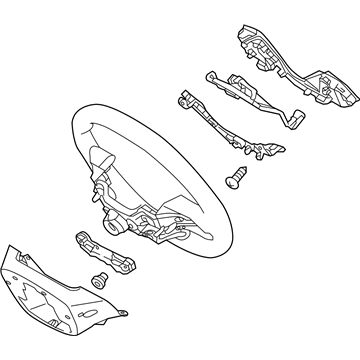 Hyundai 56100-F2000-TRY Steering Wheel Assembly