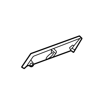 GM 84857199 PLATE ASM, F/FLR CNSL RR TR
