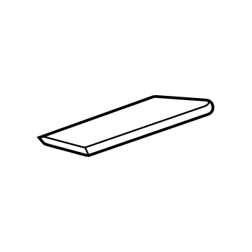 GM 84857197 LINER-F/FLR CNSL RR STOW *BLACK