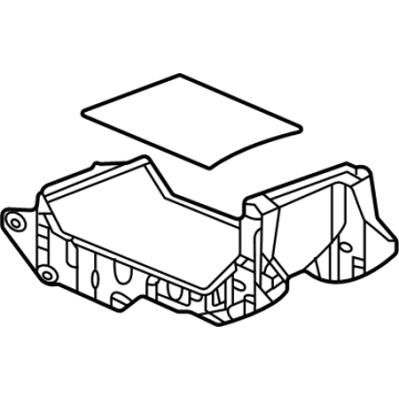 GM 84857045 TRAY ASM-F/FLR CNSL STOW *BLACK
