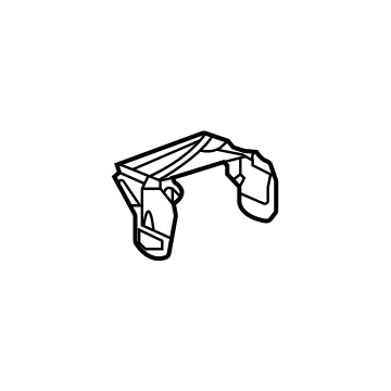 GM 84857036 BRACKET ASM-F/FLR CNSL INTER