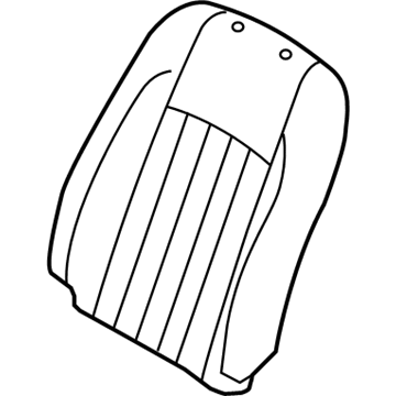 Hyundai 88360-3M100-BAW Front Driver Side Seat Back Covering