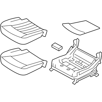Hyundai 88100-3M305-RHE Cushion Assembly-Front Seat, Driver