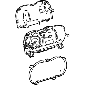 Toyota 83800-5C802 Cluster Assembly
