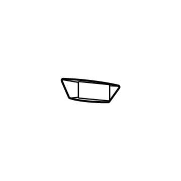 BMW 51-12-7-498-265 GRILL, BUMPER, REAR LEFT