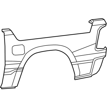 Mopar 68638048AB PANEL-BOX SIDE OUTER
