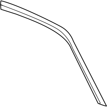Mopar 4805811AB Molding-Front Door
