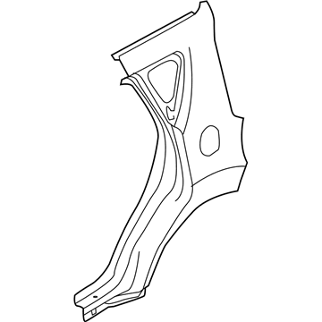 Kia 71503B2C00 Panel Assembly-Quarter Outer