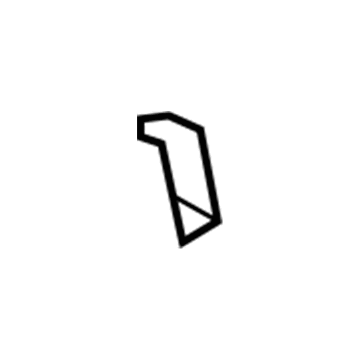Lexus 53866-50040 Seal, Front Fender To Cowl Side, RH