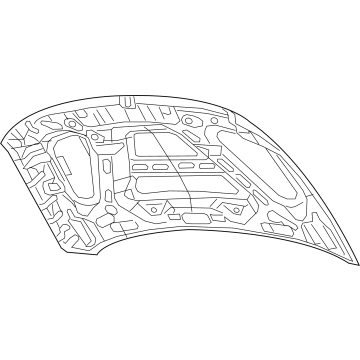 Mopar 68360786AE Hood