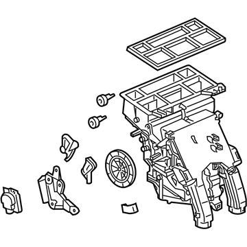 GM 39141364 AC & Heater Case