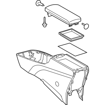 Toyota 58910-47010-B1 Console Base