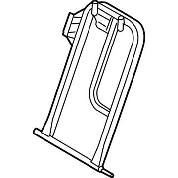 BMW 52-20-3-400-557 Frame, Backrest Right