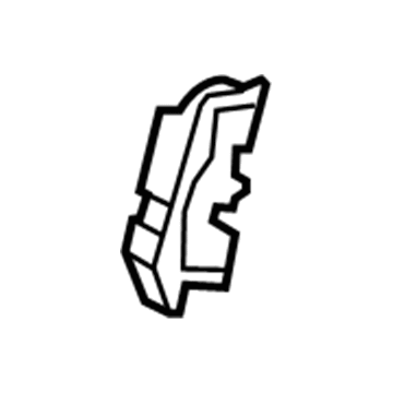 BMW 52-20-8-267-020 Catch Rear Right