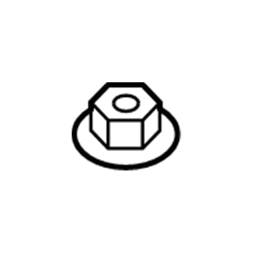 BMW 63-25-9-128-043 Hex Nut