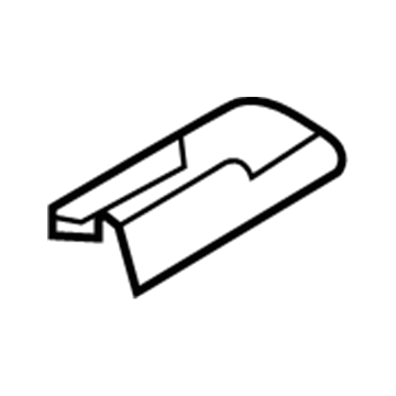 Nissan 87508-1JA0C Cover-Seat Slide