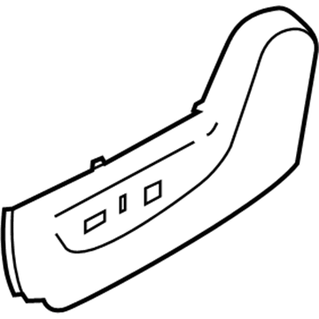 Nissan 87314-1JB7C Cover-Front Seat Cushion Outer