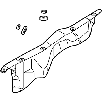 Nissan 638E8-1AA0B Cover-Front Fender Drip, RH