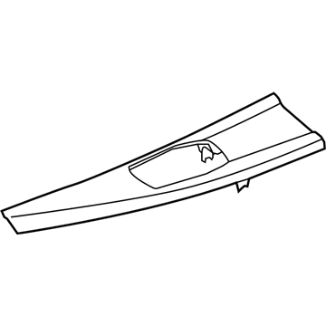 BMW 51-16-8-064-245 Decal. Trim, Centre Console, Aluminium