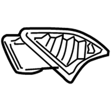 Nissan 68740-9N00A Grille-Side Defroster, RH