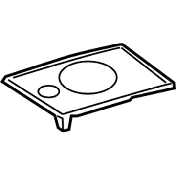 Nissan 68498-JA01A Mask-Instrument, RH