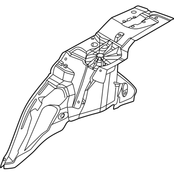 BMW 41-14-5-A37-AA1 REAR LEFT WHEELHOUSE, INNER:413060
