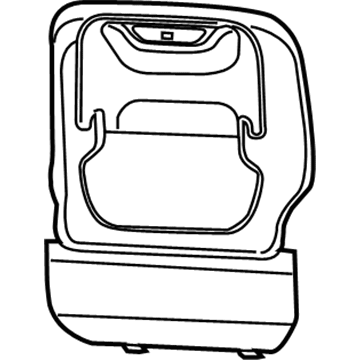 Mopar 5RT131D2AG Panel-Front Seat Back