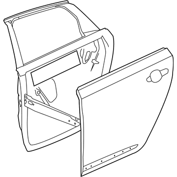 GM 84113583 Door Shell