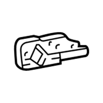 Lexus 57413-51010 Extension, Floor Side, Inner RH