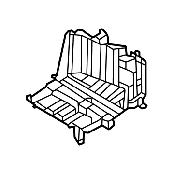 Hyundai 97137-R5000 Case-Heater & EVAPORATOR, LWR