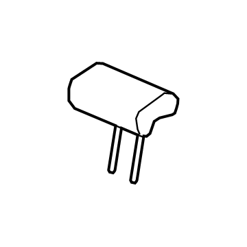 Acura 82940-TJB-A21ZA Headrest Center (Alluring Ecru)